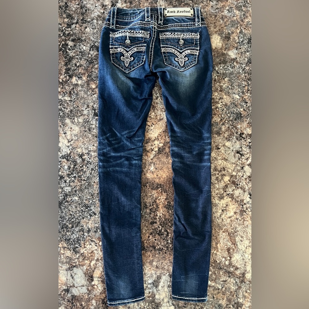 Rock Revival Dark Blue Skinny Jeans